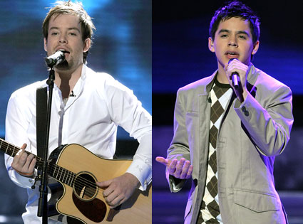 David Cook, David Archuleta, American Idol David Cook, David Archuleta, American Idol